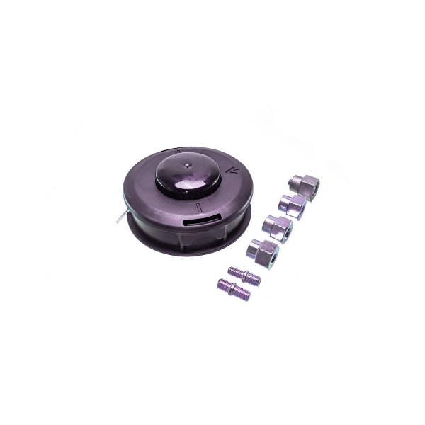 Univerzálna poloautomatická vyžínacia hlava pre krovinorezy a motorové vyžínače s vonkajším priemerom 130 mm so sadou adaptérov