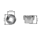 Univerzálna poloautomatická vyžínacia hlava pre krovinorezy a motorové vyžínače s vonkajším priemerom 130 mm so sadou adaptérov