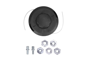 Univerzálna poloautomatická vyžínacia hlava pre krovinorezy a motorové vyžínače s vonkajším priemerom 130 mm so sadou adaptérov