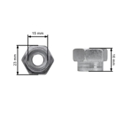 Univerzálna poloautomatická vyžínacia hlava pre krovinorezy a motorové vyžínače s vonkajším priemerom 130 mm so sadou adaptérov