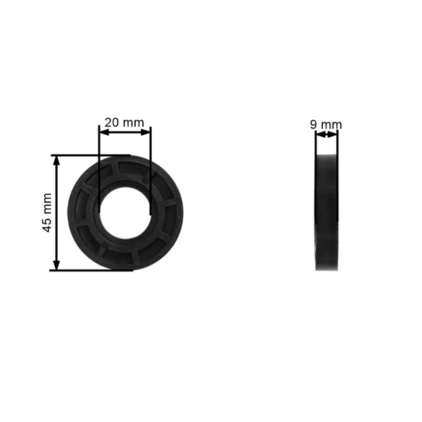 Univerzálna poloautomatická vyžínacia hlava pre krovinorezy a motorové vyžínače so závitom M10 x 1,25 s vonkajším priemerom 127 mm