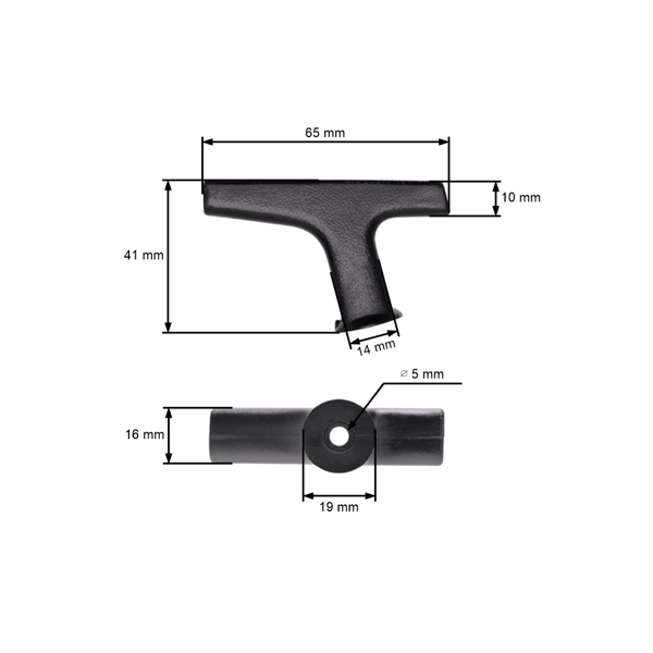 Univerzálna rukoväť štartéra pre motorové píly krovinorezy a ďalšiu záhradnú techniku