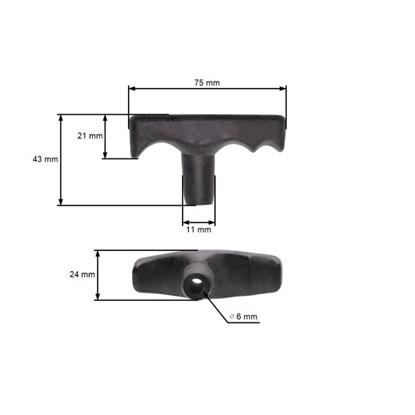 Univerzálna rukoväť štartéra pre motorové píly krovinorezy kosačky a ďalšiu záhradnú techniku