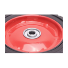 Univerzálne oceľové koleso s ložiskom pre záhradné kosačky priemer 175 mm gumová pneumatika