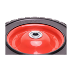 Univerzálne oceľové koleso s ložiskom pre záhradné kosačky priemer 200 mm gumová pneumatika