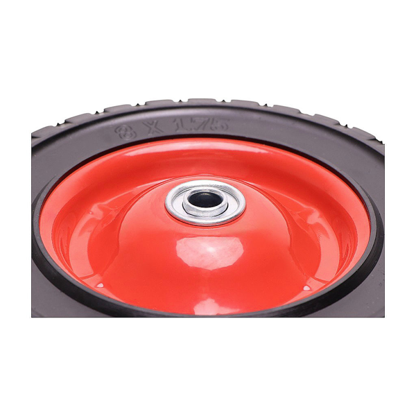 Univerzálne oceľové koleso s ložiskom pre záhradné kosačky priemer 200 mm gumová pneumatika