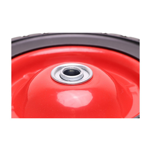 Univerzálne oceľové koleso s ložiskom pre záhradné kosačky priemer 200 mm gumová pneumatika