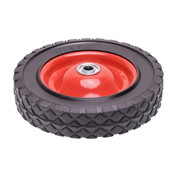 Univerzálne oceľové koleso s ložiskom pre záhradné kosačky priemer 200 mm gumová pneumatika