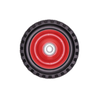 Univerzálne oceľové koleso s ložiskom pre záhradné kosačky Priemer gumovej pneumatiky 150 mm