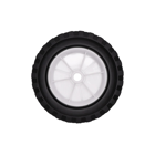 Univerzálne plastové koleso pre záhradné kosačky priemer 150 mm gumová pneumatika