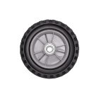 Univerzálne plastové koleso s ložiskom pre záhradné kosačky priemer 150 mm gumová pneumatika