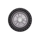 Univerzálne plastové koleso s ložiskom pre záhradné kosačky priemer 150 mm gumová pneumatika