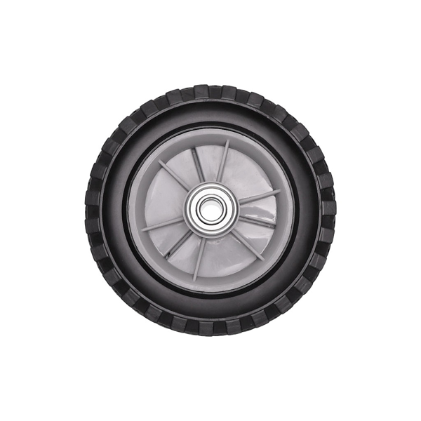 Univerzálne plastové koleso s ložiskom pre záhradné kosačky priemer 150 mm gumová pneumatika