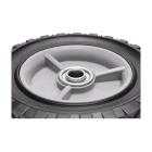 Univerzálne plastové koleso s ložiskom pre záhradné kosačky priemer 150 mm gumová pneumatika