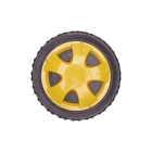 Univerzálne plastové koleso s ložiskom pre záhradné kosačky priemer 150 mm