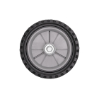 Univerzálne plastové koleso s ložiskom pre záhradné kosačky priemer 175 mm gumová pneumatika