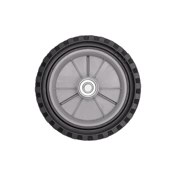 Univerzálne plastové koleso s ložiskom pre záhradné kosačky priemer 175 mm gumová pneumatika