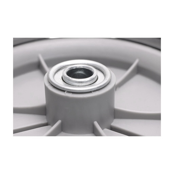 Univerzálne plastové koleso s ložiskom pre záhradné kosačky priemer 175 mm gumová pneumatika