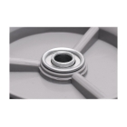 Univerzálne plastové koleso s ložiskom pre záhradné kosačky priemer 175 mm gumová pneumatika