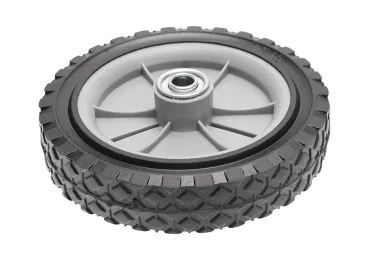 Univerzálne plastové koleso s ložiskom pre záhradné kosačky priemer 175 mm gumová pneumatika