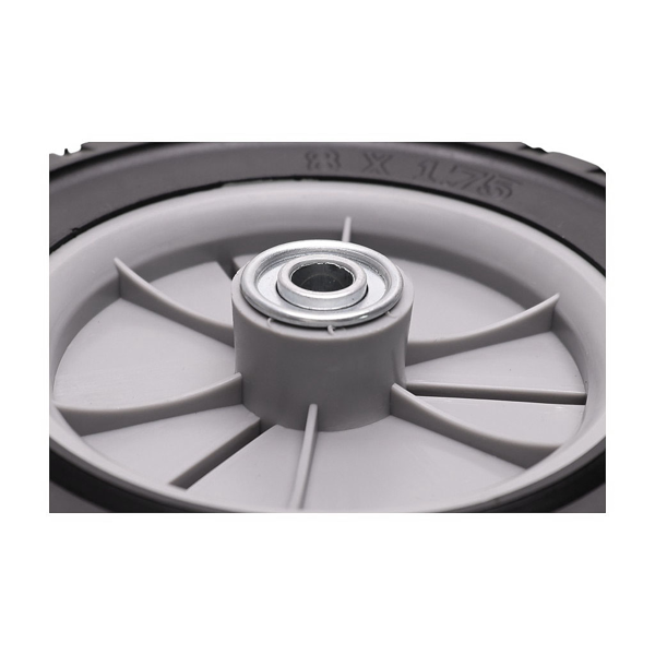 Univerzálne plastové koleso s ložiskom pre záhradné kosačky priemer 200 mm gumová pneumatika