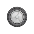Univerzálne plastové koleso s ložiskom pre záhradné kosačky priemer 200 mm gumová pneumatika