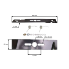 Univerzálny nôž Oregon 46 cm (18'') pre motorové vertikutátory