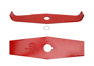 Univerzálny oceľový 2 zubý žací nôž Oregon 300 mm x 4,0 mm pre krovinorezy a motorové vyžínače Stihl Husqvarna Partner Jonsered Oleomac Dolmar Makita Honda