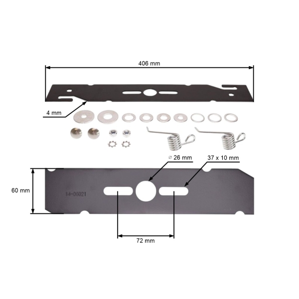Univerzálny prevzdušňovací nôž pre kosačky 40,6 cm (16")