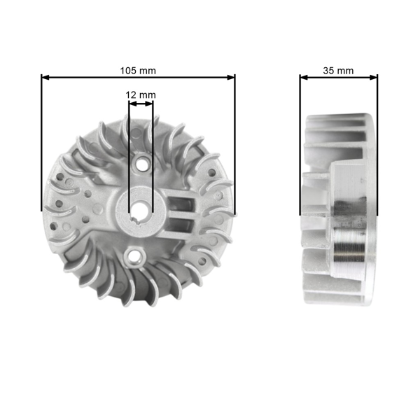 Ventilátor pre krovinorezy OLEO-MAC Oleo-mac Sparta 37 38 42 44 BC380