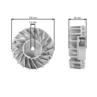 Ventilátor pre krovinorezy Stihl FS120 BT120C FS200 FS250 HT250 FS300 FS350 FR450 FR480 (OEM 41344001200)