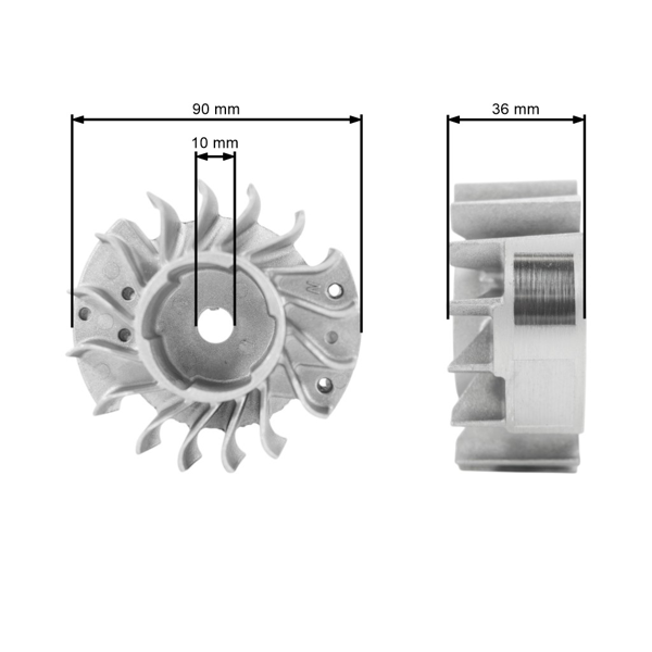 Ventilátor pre motorové píly Stihl MS210 MS230 MS250 021 023 025 (OEM 11234001203)