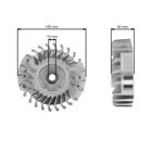 Ventilátor pre motorové píly Stihl MS340 MS360 034 036 (OEM 11254001202)