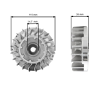 Ventilátor pre motorové píly Stihl MS650 MS660 066 (OEM 11224001217)