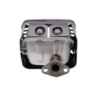 Výfuk model HD pre motory Honda GX110 GX120 GX140 GX140 GX160 Zongshen 168FB (OEM 18300-ZE1-900 18310ZF1000 18310-ZE1-000 18310-ZE1-010 18310-ZF1-000)