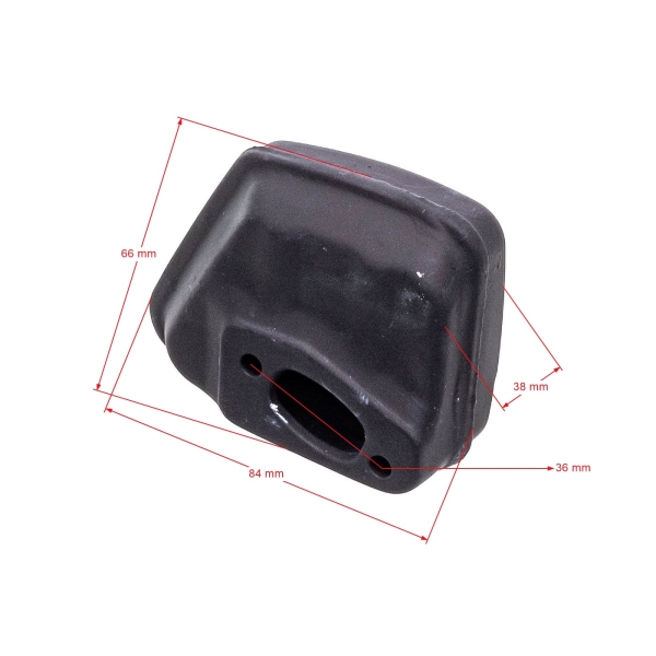 Výfuk  pre čínske motorové píly a píly z hobbymarketov s objemom motora 25 cm3