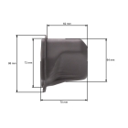 Výfuk pre čínske motorové píly obsah motora 45 ccm 52 ccm 58 ccm