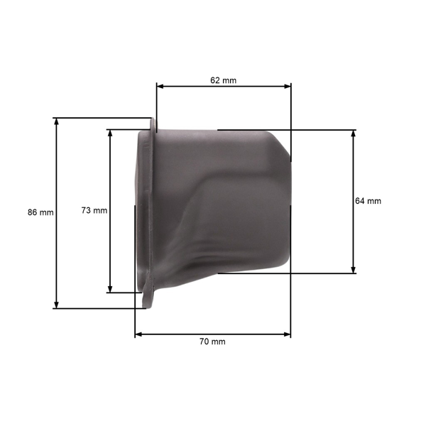 Výfuk pre čínske motorové píly obsah motora 45 ccm 52 ccm 58 ccm