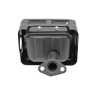 Výfuk typ 2 pre motory Honda GX110 GX120 GX140 GX140 GX160 Zongshen 168FB (OEM 18300-ZE1-900 18310ZF1000 18310-ZE1-000 18310-ZE1-010 18310-ZF1-000)