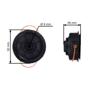 Vyžínacia hlava pre krovinorezy a motorové vyžínače Homelite Ryobi MTD (OEM DA03001 DA03001A UP06761)