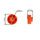 Vyžínacia hlava pre krovinorezy a motorové vyžínače Homelite Ryobi MTD (OEM DA03001 DA03001A UP06761)