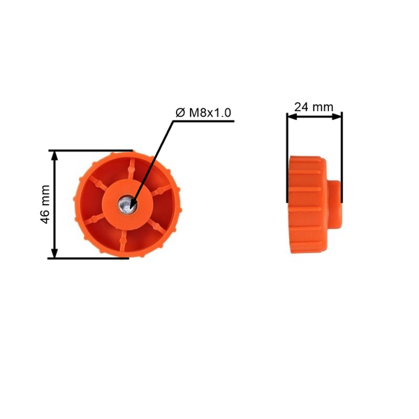 Vyžínacia hlava pre krovinorezy a motorové vyžínače Homelite Ryobi MTD (OEM DA03001 DA03001A UP06761)