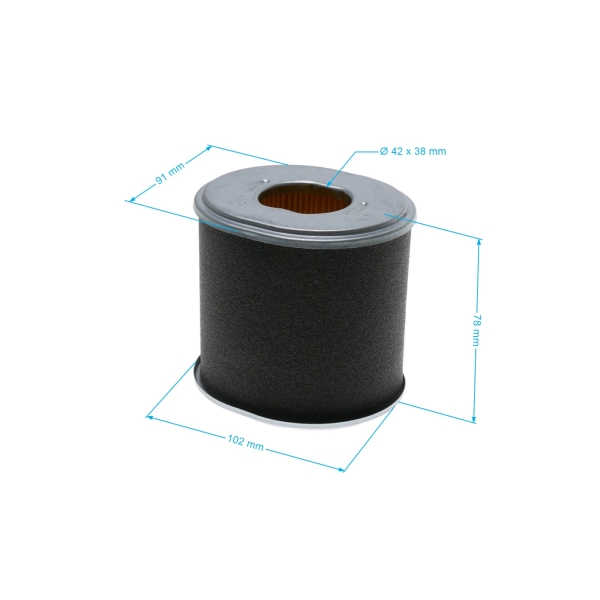 Vzduchový filter 101 mm x 96 mm x 91 mm pre motory Zongshen 188F (OEM 100004782)