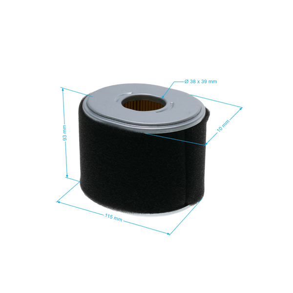 Vzduchový filter 113 mm x 97 mm x 92 mm pre motory Zongshen GB270 GB420 (OEM 100083580)