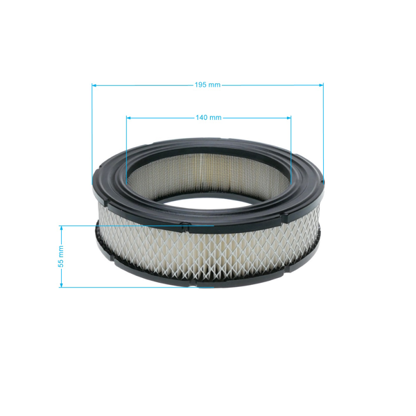 Vzduchový filter 197 mm x 136,5 mm x 54,4 mm pre motory Briggs & Stratton Vanguard V-Twin Serie 35 38 54 61 (OEM 4232 692519 652519 806232)