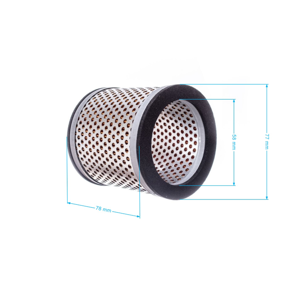 Vzduchový filter 79 mm x 77 mm x 58 mm pre modely Wacker BS45Y BS52Y BS65Y BS60 0014819 14819 (OEM 0014819 14819)