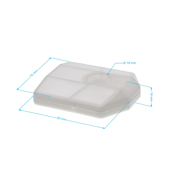 Vzduchový filter pre Čínske motorové píly a píly z hobbymarketov s obsahom motora 38 ccm (OEM YD38.01.08.00-00)