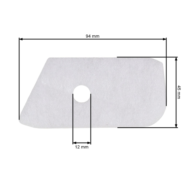 Vzduchový filter pre krovinorezy Husqvarna 124R 125R 125R 125RJ 128R CC2128 Jonsered BC2126 BC2128 GC2126 GT2126 GT2128 (OEM 530150253)