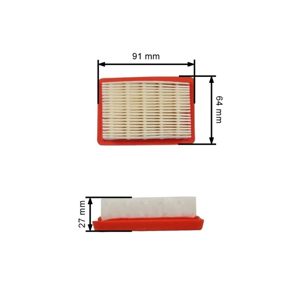 Vzduchový filter pre krovinorezy Oleomac 746 753 755 Efco 8460 8550 (OEM 61120018R)