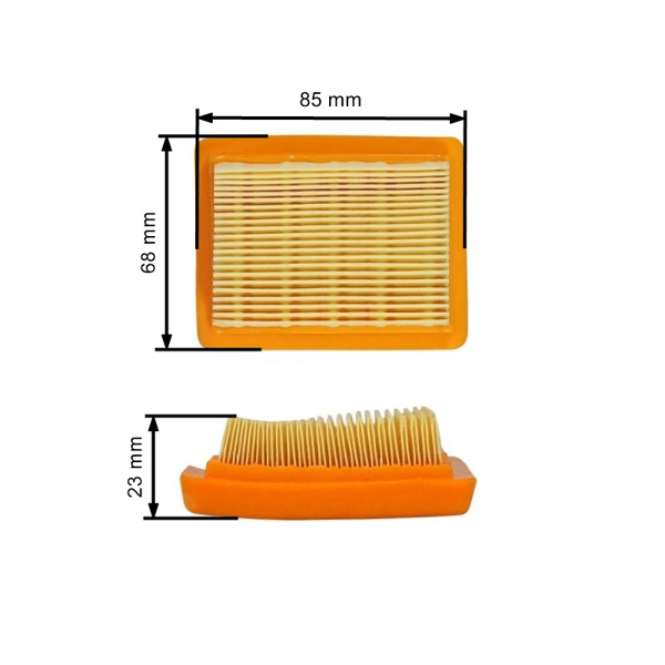 Vzduchový filter pre krovinorezy Stihl BT120 FR350 FS120 FS200 FS300 FS350 FS400 FS450 (OEM 41341410300)